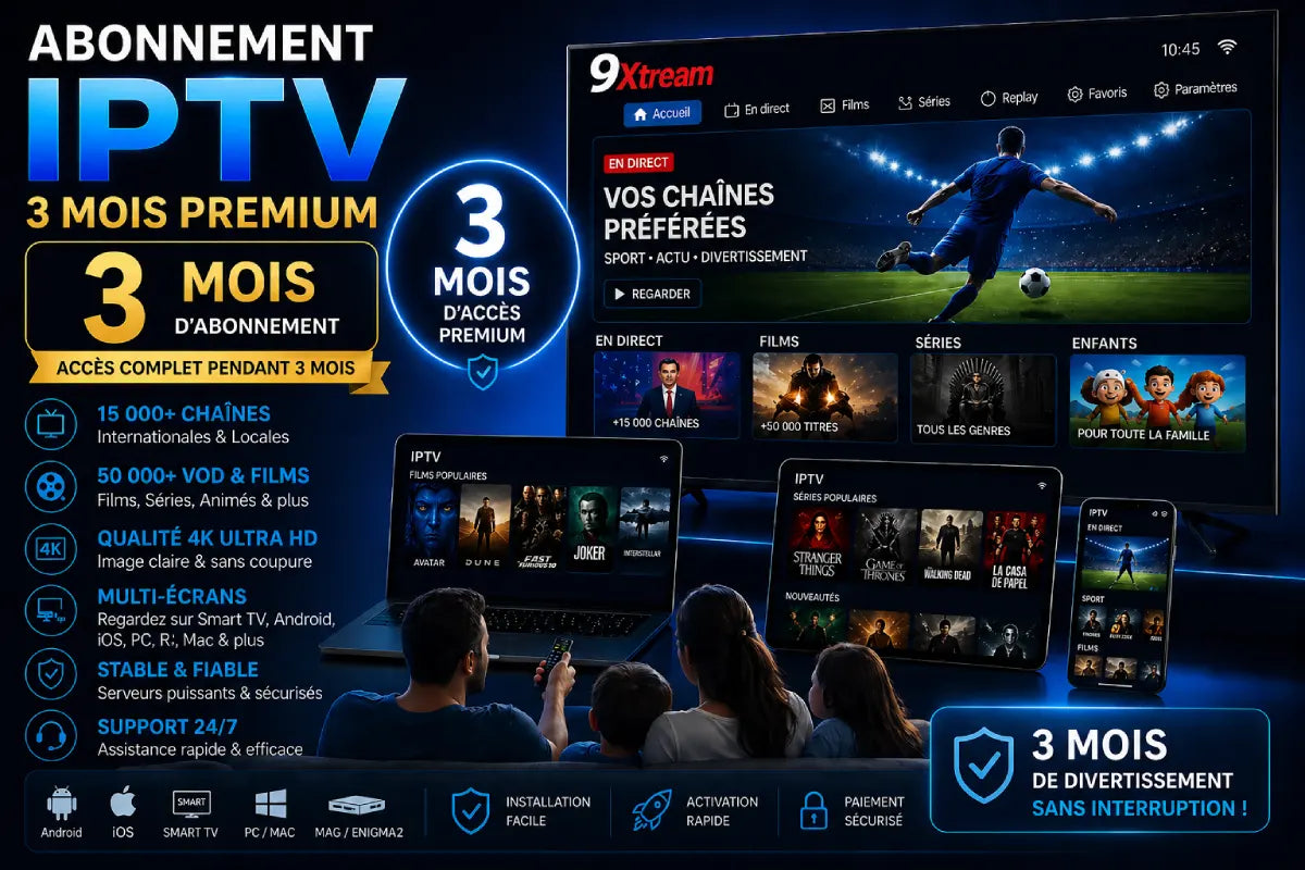 3 Mois service TV 🖥️